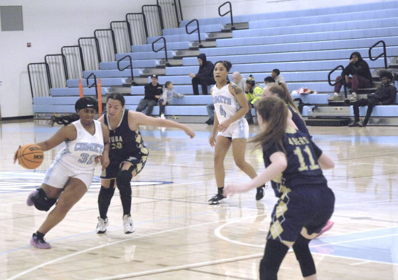 women basketball players in a gym